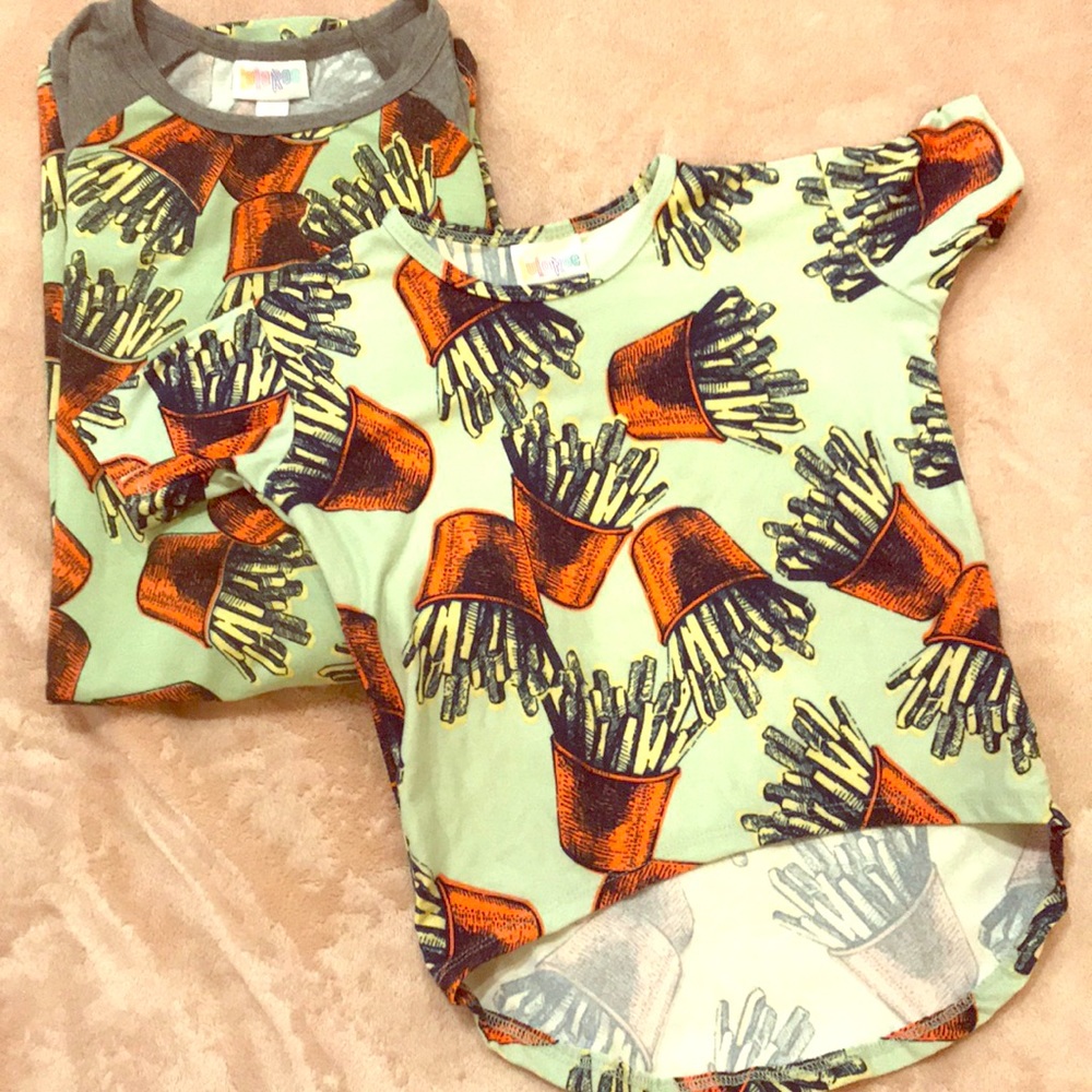 Mommy & Me tops... medium and 2T